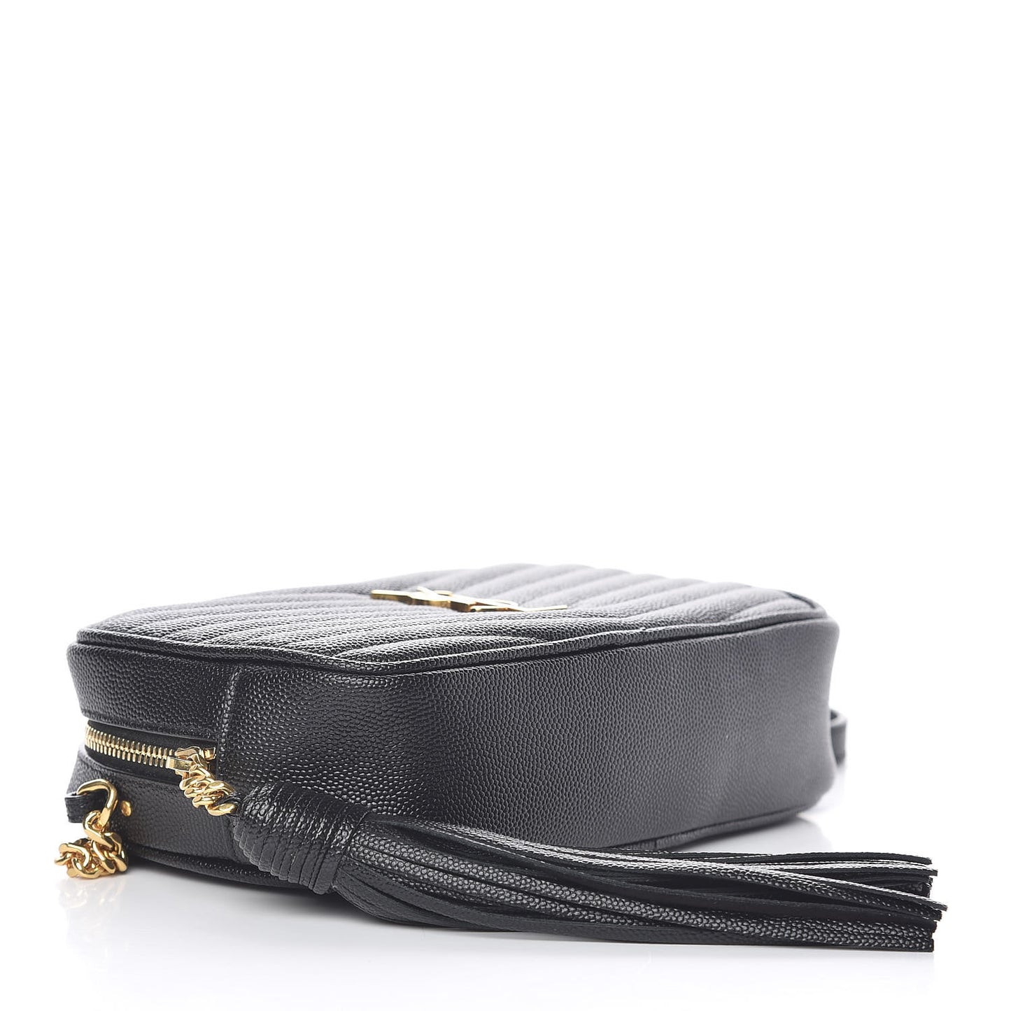 Grain De Poudre Matelasse Monogram Mini Lou Camera Bag Black
