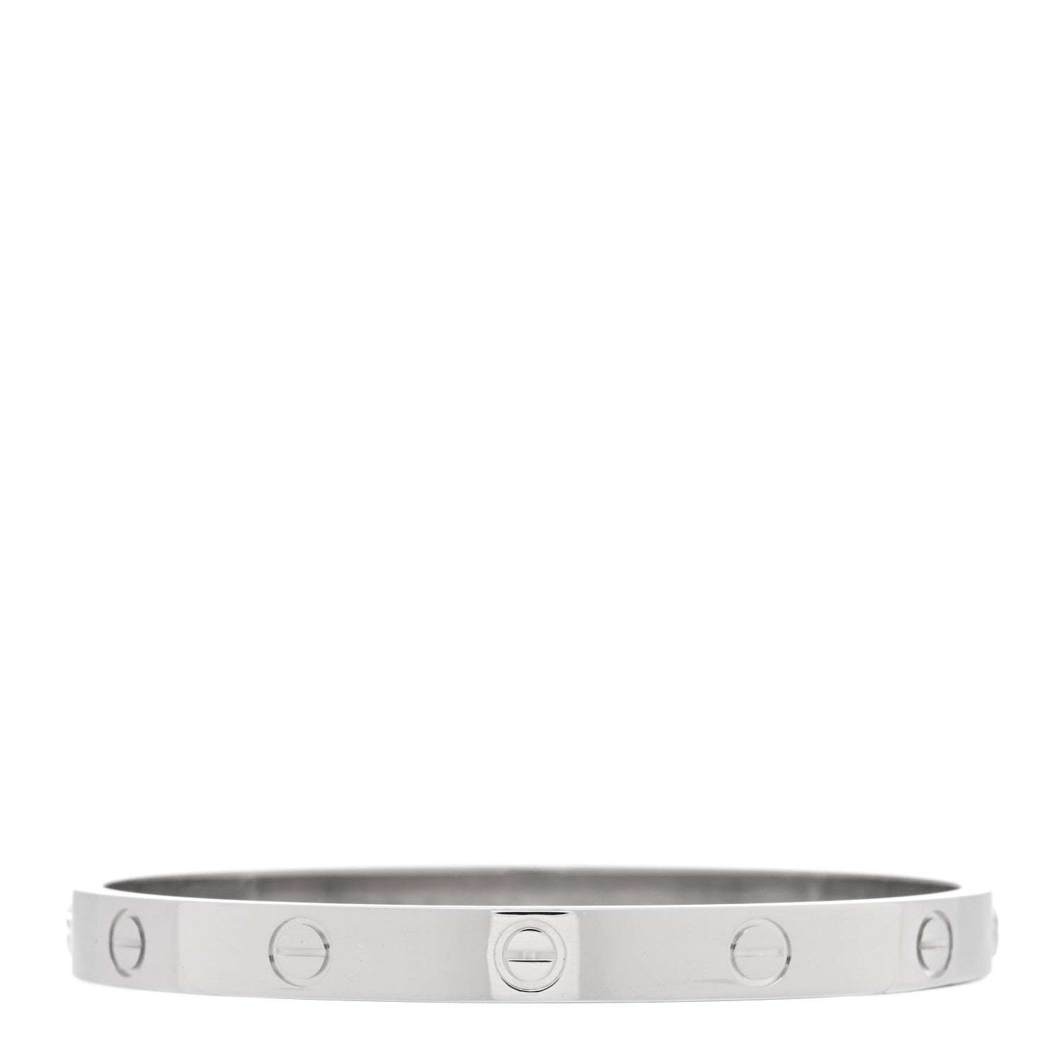 Cartier 18K White Gold LOVE Bracelet 17 1 of 7