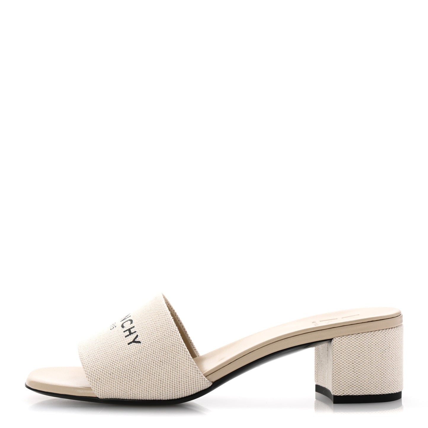 Cotton 4G Logo Mule Sandals 40 Beige