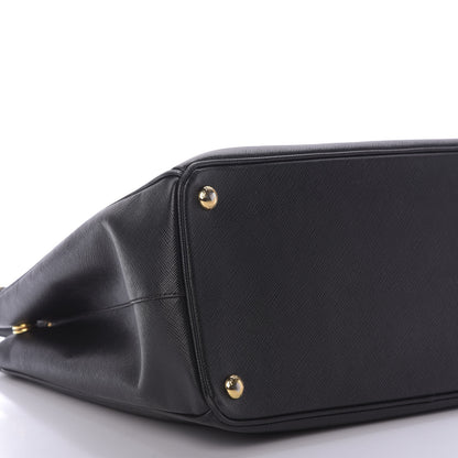 Prada Saffiano Medium Galleria Double Zip Tote Black 7 of 10