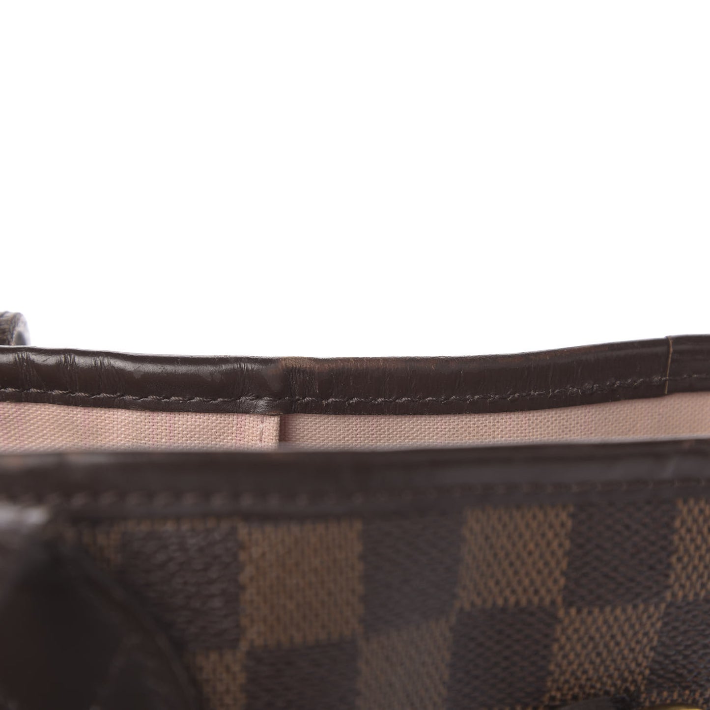Damier Ebene Neo Neverfull MM Rose Ballerine