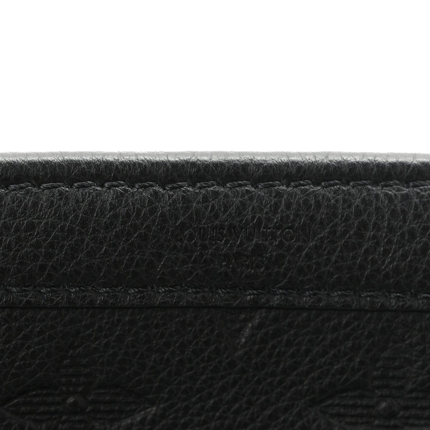 Louis Vuitton Calfskin Monogram Shadow Gaston Wearable Wallet 6 of 11