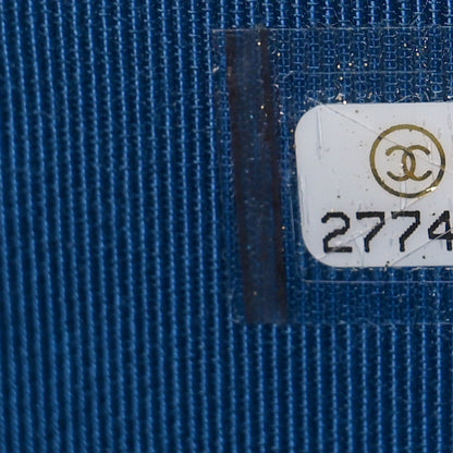 Chanel Iridescent Caviar Quilted Clutch With Chain Dark Blue 7 of 9
