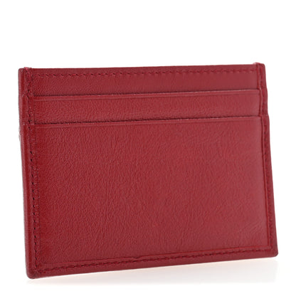 Gucci Calfskin Web Rajah Card Holder Red 3 of 7