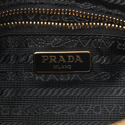 Prada Tessuto Nylon Gaufre Shoulder Bag Black 6 of 9