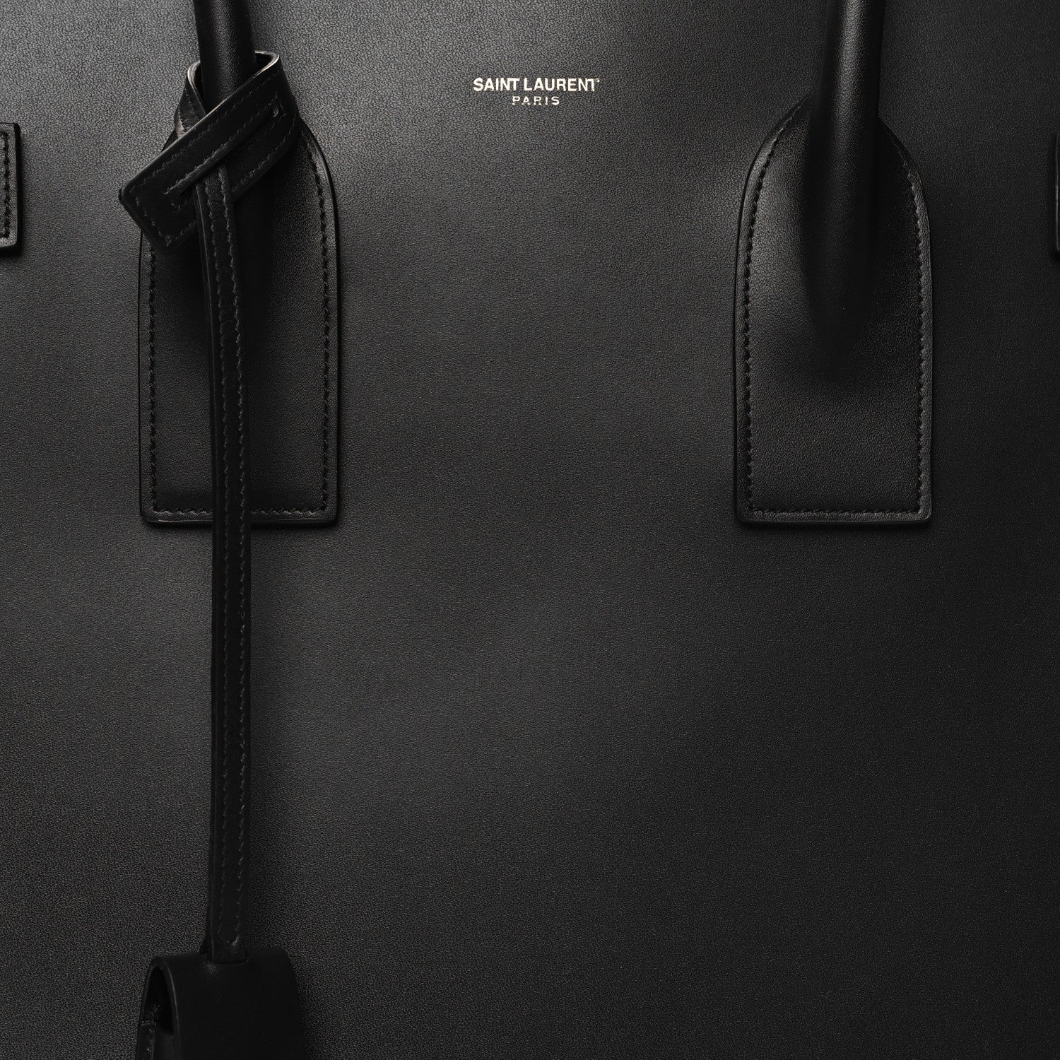 Saint Laurent Calfskin Stud Large Sac De Jour Carryall Black 8 of 10