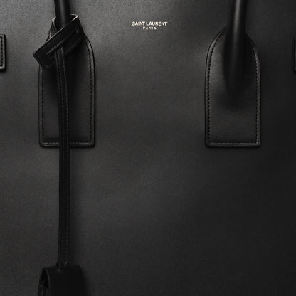Saint Laurent Calfskin Stud Large Sac De Jour Carryall Black 8 of 10