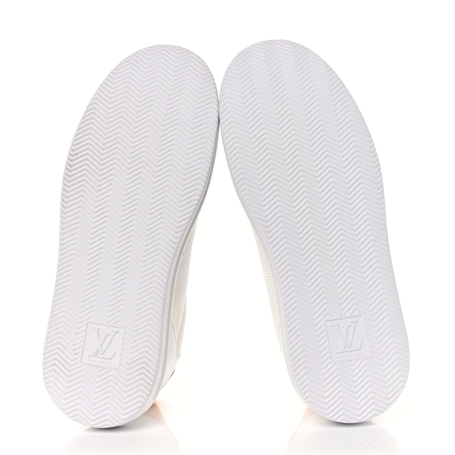 Louis Vuitton Calfskin Mongram Beverly Hills Sneakers 7 White Red 7 of 8