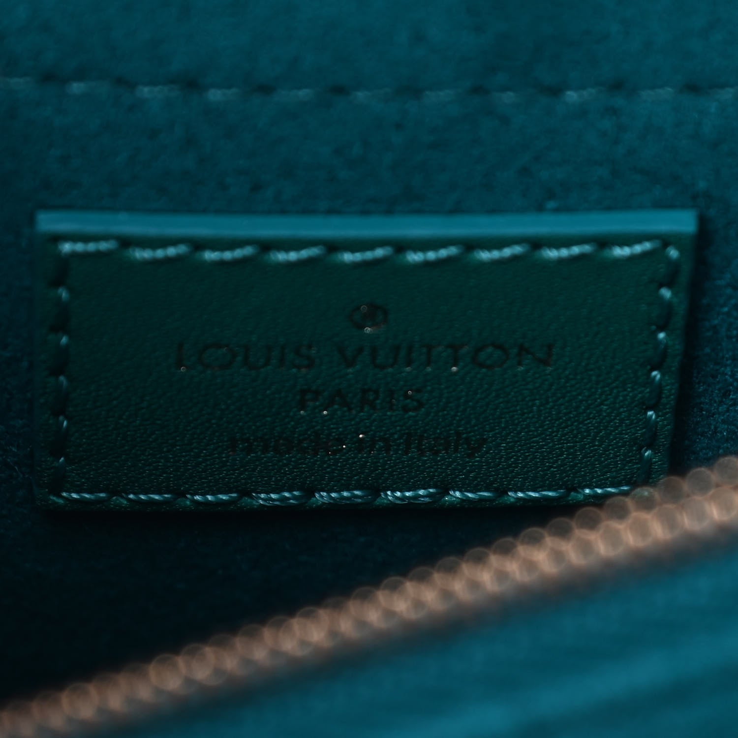 Louis Vuitton Calfskin New Wave Chain Bag MM NM Emerald 6 of 8