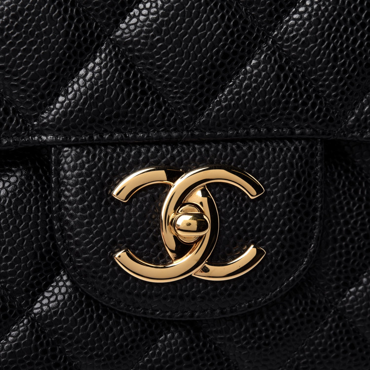 Chanel Caviar Quilted Maxi Double Flap Black 4 of 4