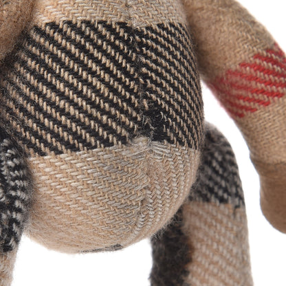 Burberry Cashmere House Check Thomas Bear Bag Charm Camel Gold 14 of 16
