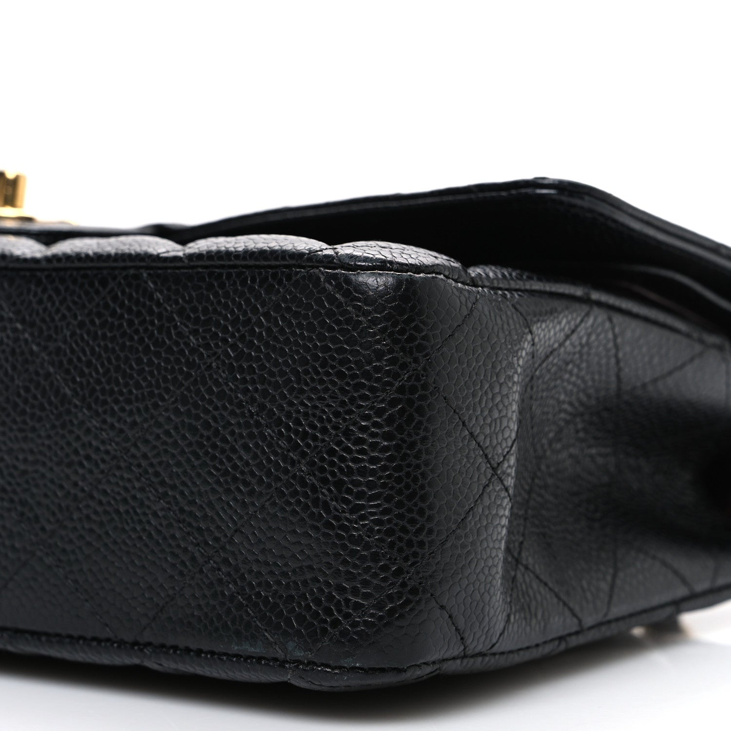 Chanel Caviar Quilted Medium Double Flap Black 10 of 12