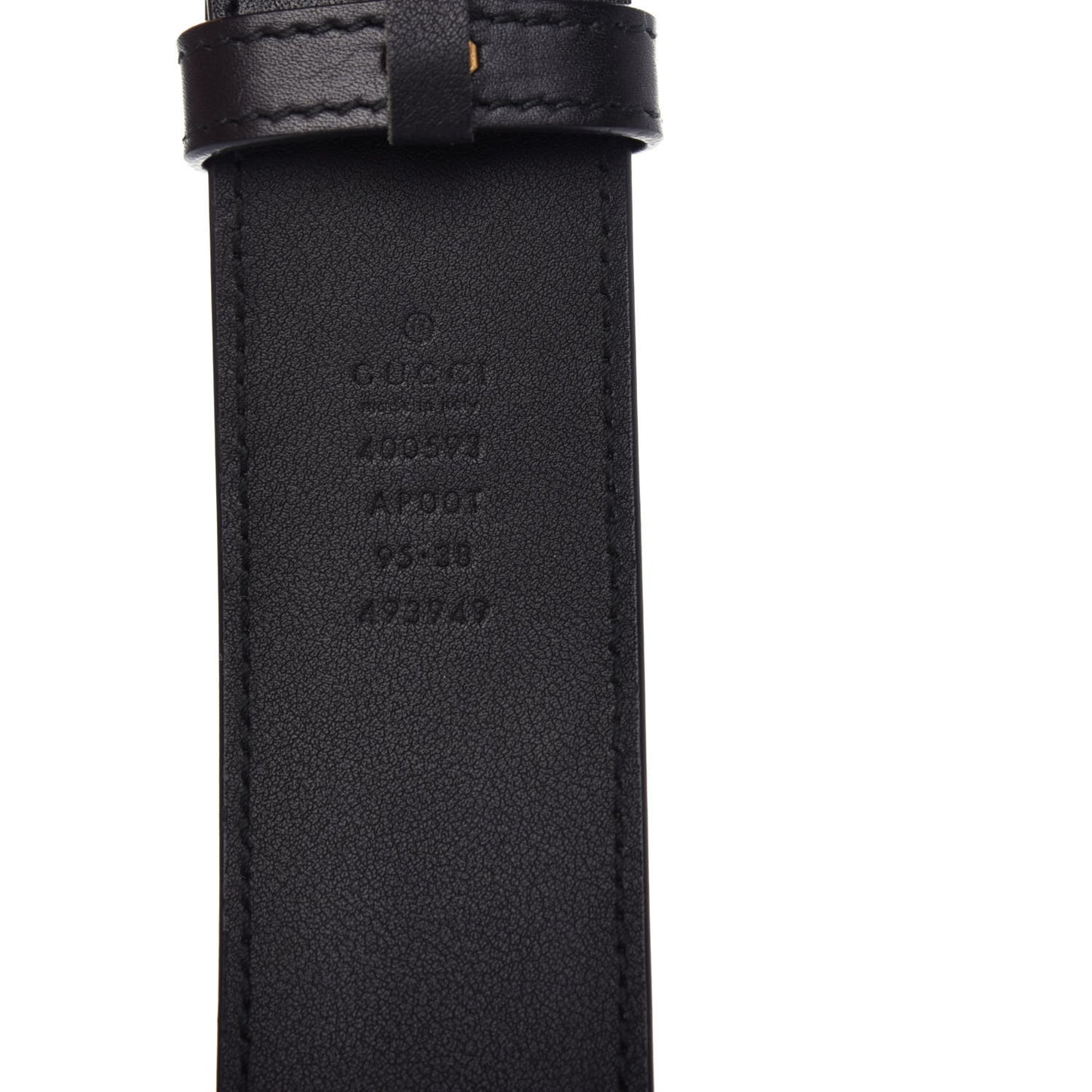 Calfskin Double G 40mm Belt 95 38 Black