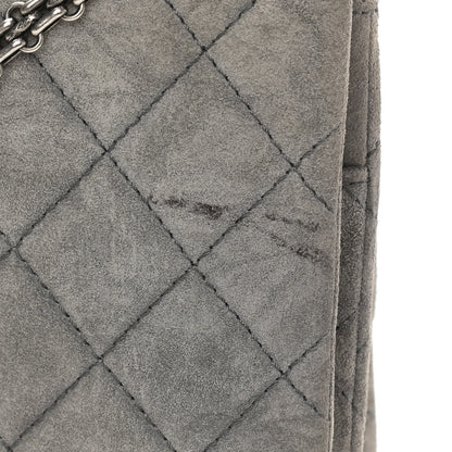Chanel Suede Calfskin 2.55 Reissue 227 Flap Grey 11 of 13