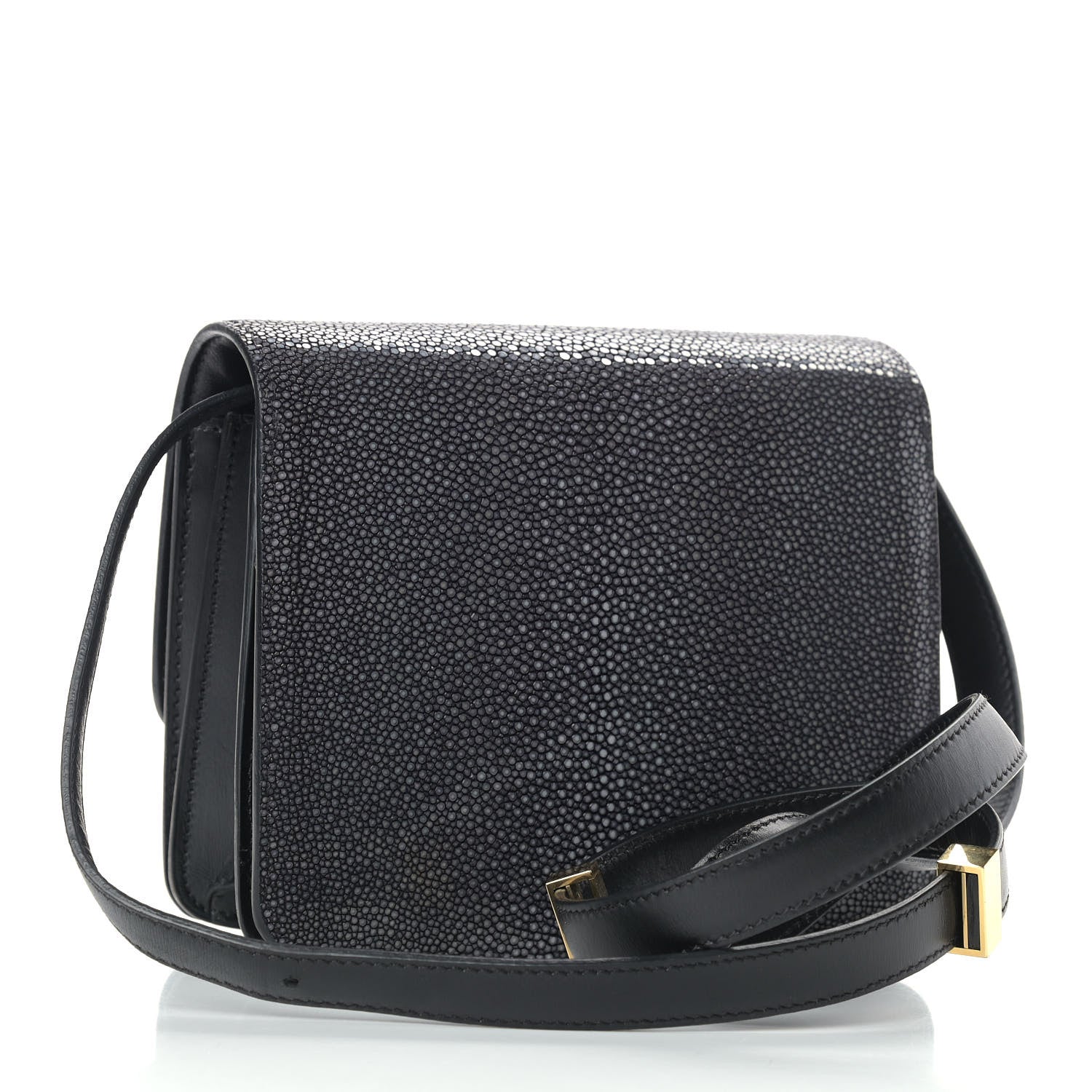 Celine Stingray Small Classic Box Flap Bag Black 2 of 7