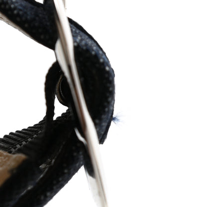 Jimmy Choo Denim Jaimie Ankle Strap Sandals 40 Indigo 8 of 9