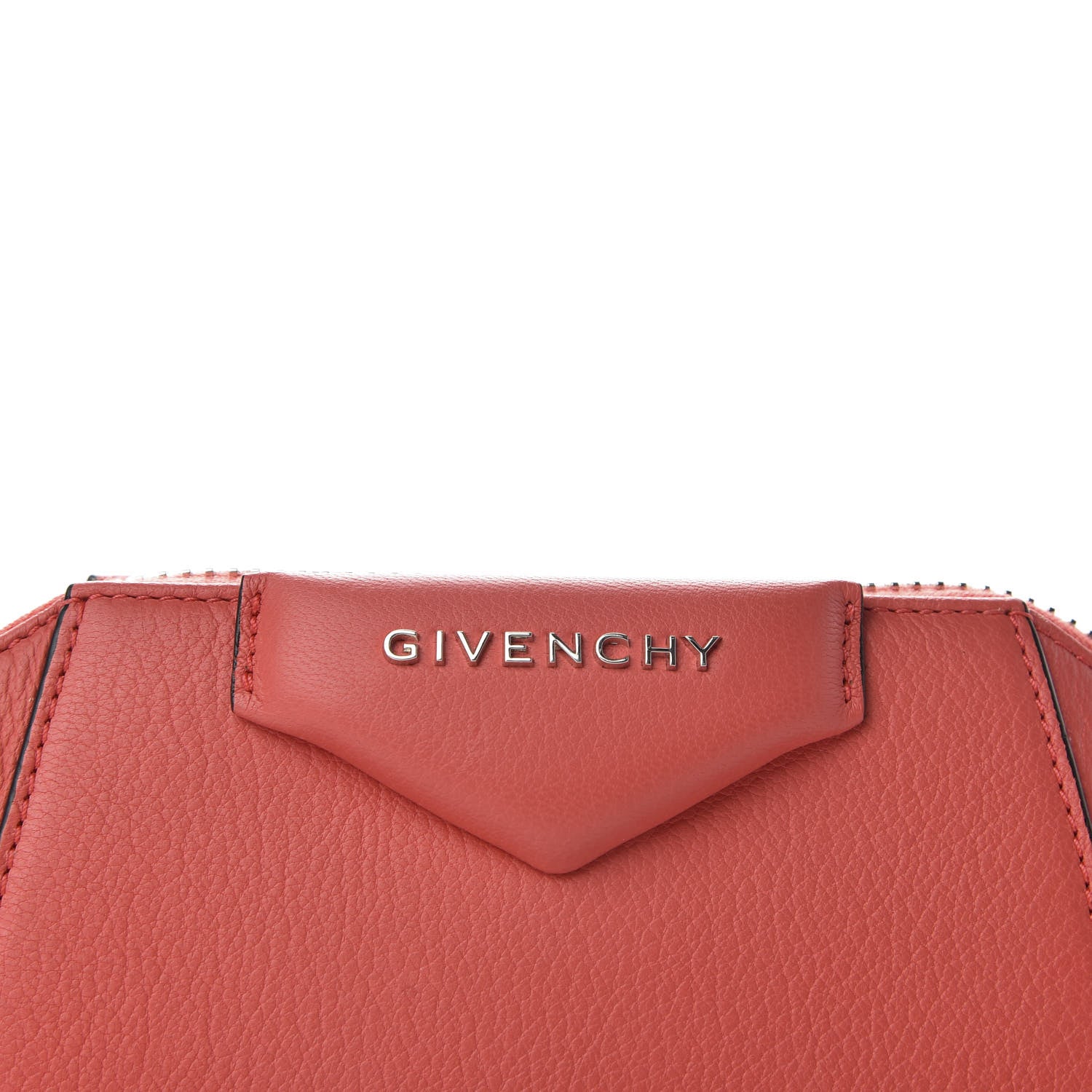 Givenchy Sugar Goatskin Nano Antigona Coral 9 of 9