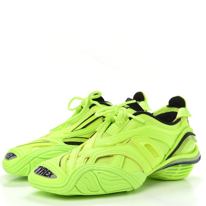 Balenciaga Rubber Mesh Womens Tyrex Sneakers 38 Monocolor Fluo Yellow 3 of 7