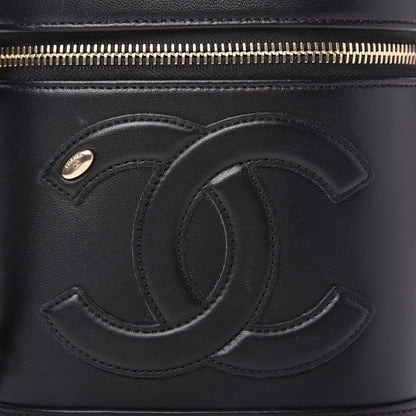 Chanel Lambskin Timeless Vanity Cosmetic Case Black 10 of 10