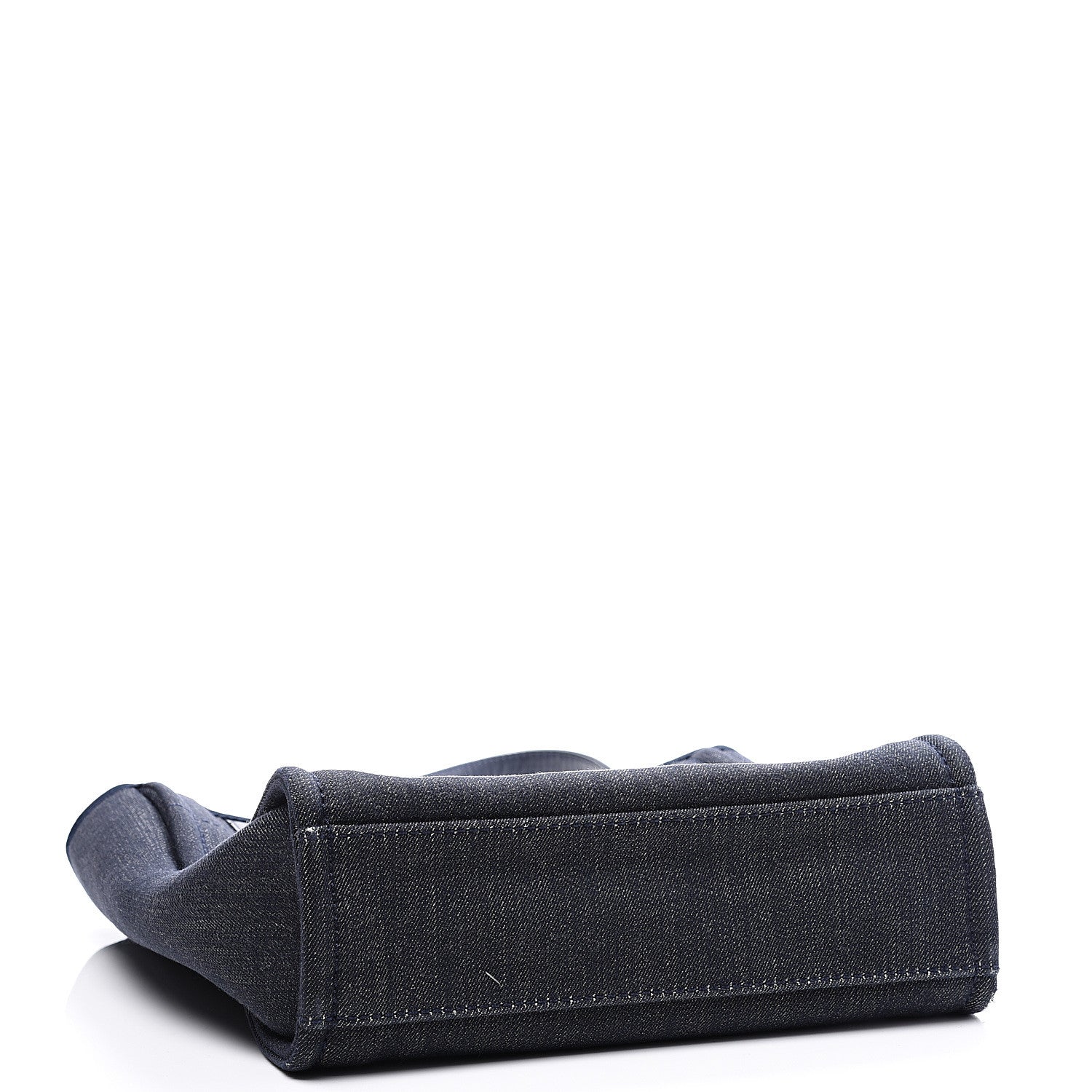 Chanel Denim Mini Deauville Tote Dark Blue 3 of 10