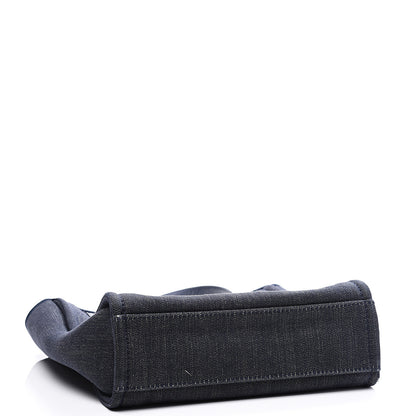 Chanel Denim Mini Deauville Tote Dark Blue 3 of 10