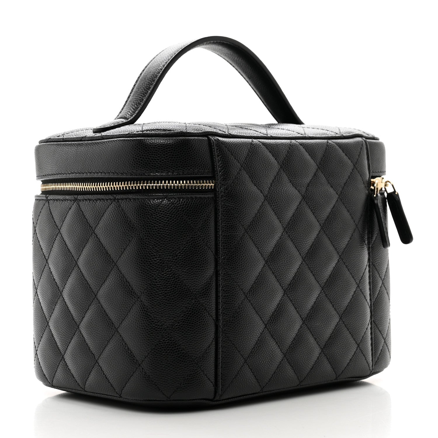 Chanel Caviar Quilted Large Vanity Pouch Black 3 of 7