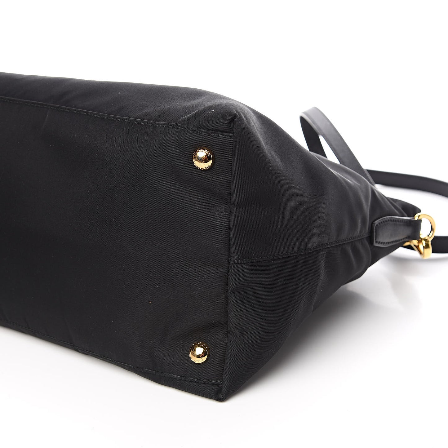 Tessuto Nylon Saffiano Tote Black