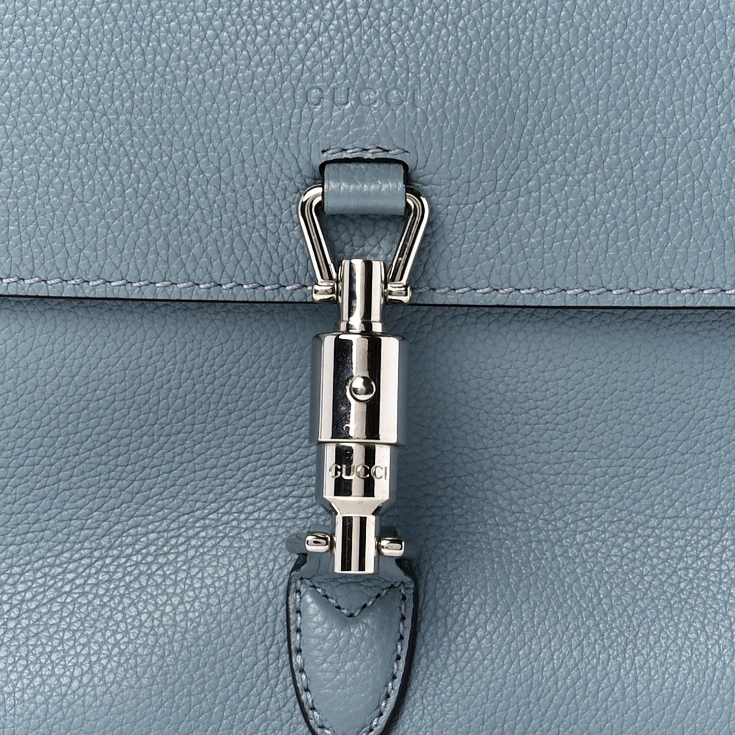 Soft Calfskin Small Jackie Shoulder Bag Grey