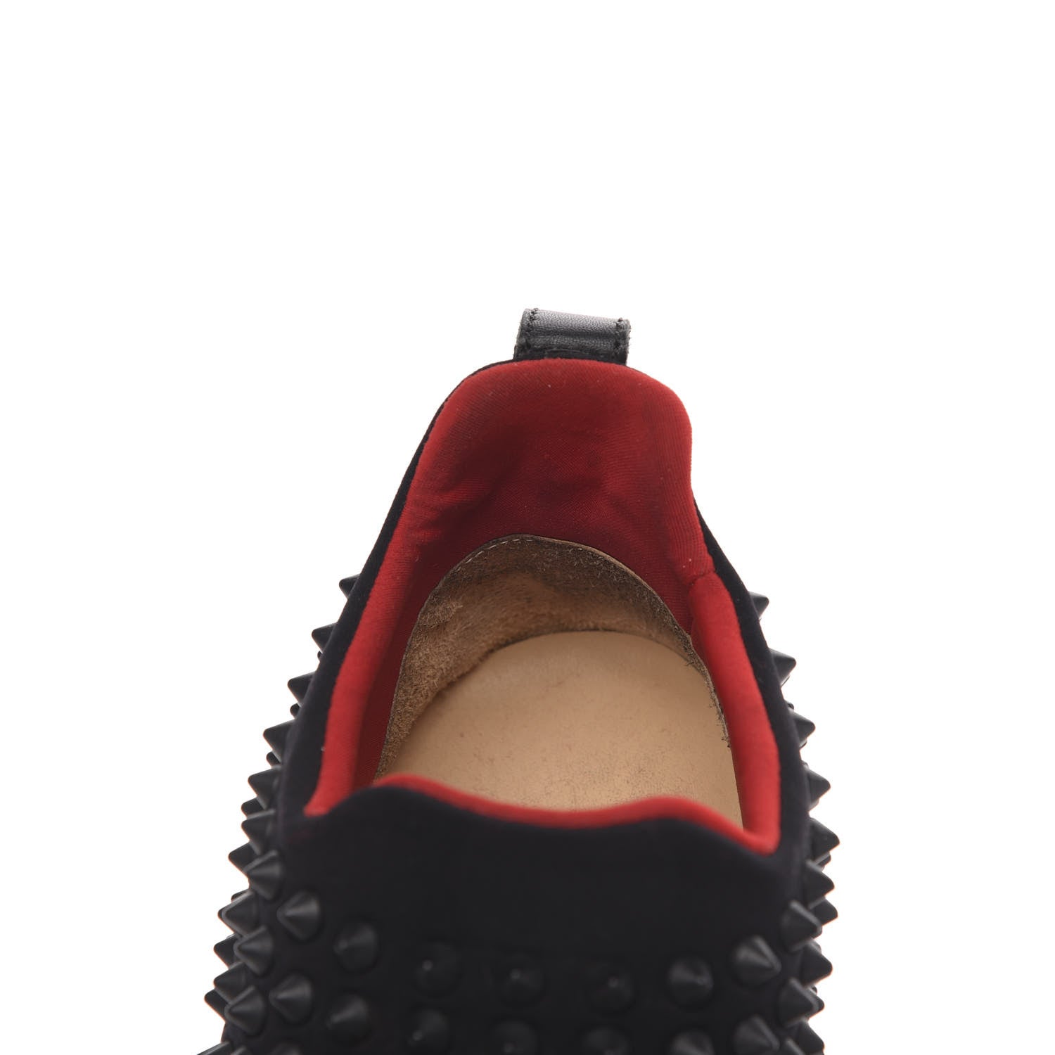Christian Louboutin Neoprene Spike Sock Donna Flat Sneakers 37 Black 9 of 10