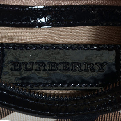 Burberry Nova Check Small Chester Bowling Bag Black 6 of 12