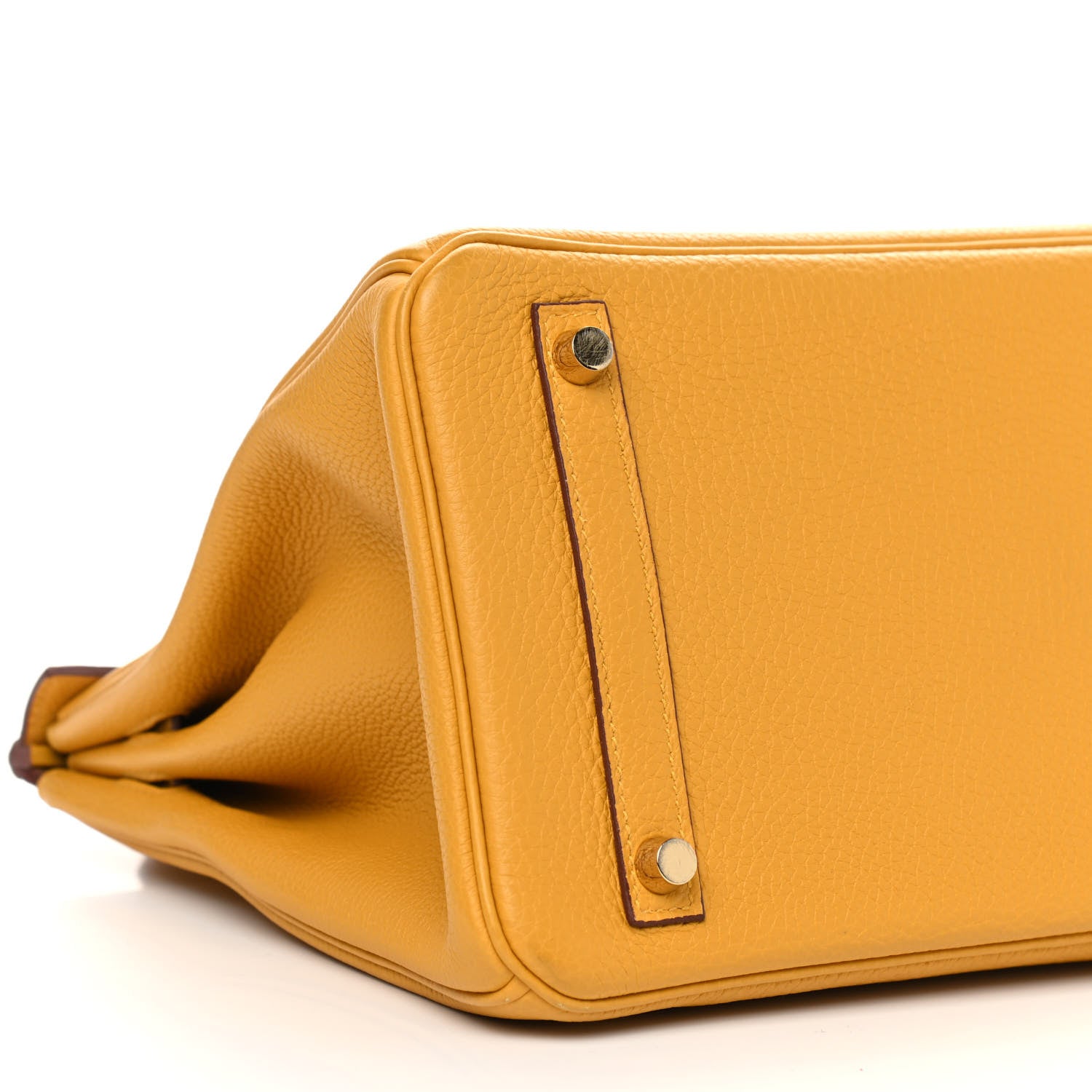 Hermes Togo Birkin 30 Jaune Ambre 9 of 12