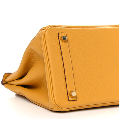 Hermes Togo Birkin 30 Jaune Ambre 9 of 12