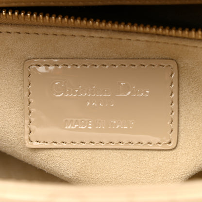 Christian Dior Patent Cannage Small Lady Dior Beige 6 of 9