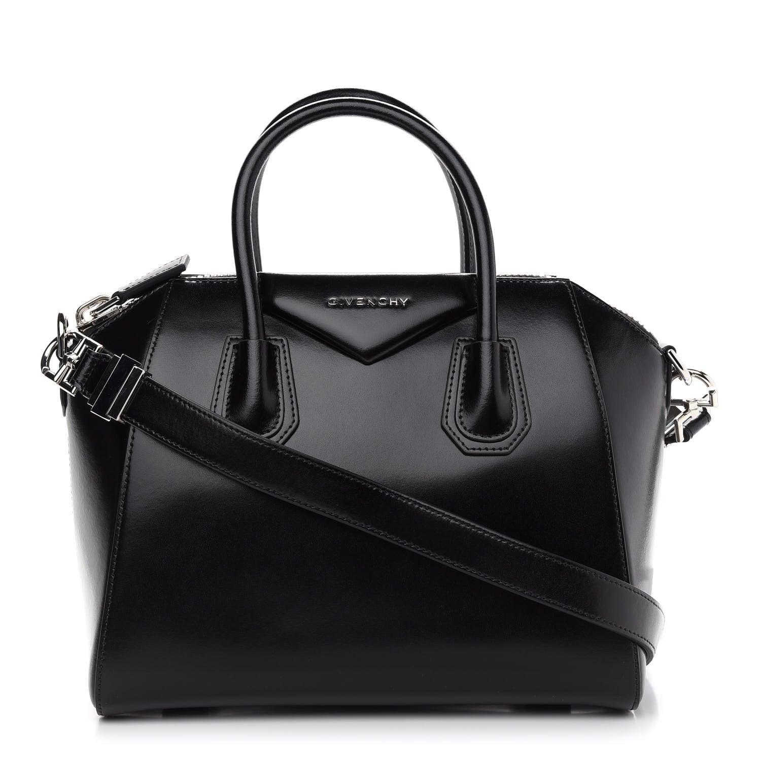 Givenchy Shiny Lord Calfskin Small Antigona Black 1 of 9