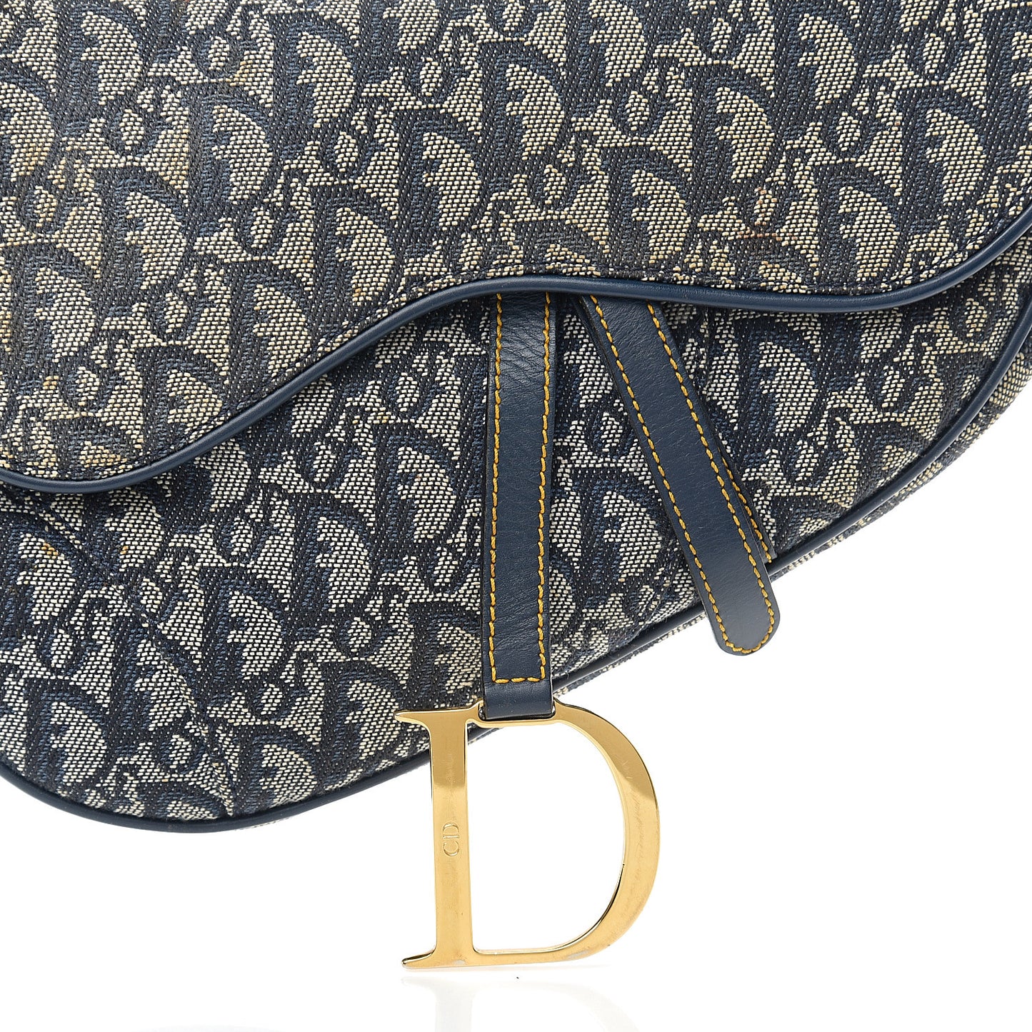 Monogram Saddle Bag Blue