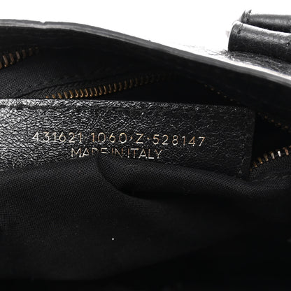 Balenciaga Agneau Classic Hardware S City Logo Strap Black White 7 of 10