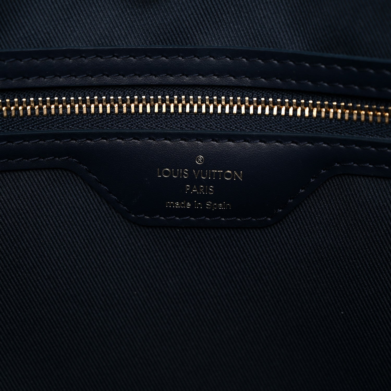 Louis Vuitton Monoglam Neverfull MM Blue 7 of 10