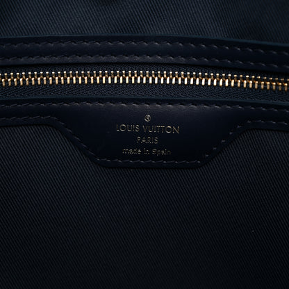 Louis Vuitton Monoglam Neverfull MM Blue 7 of 10