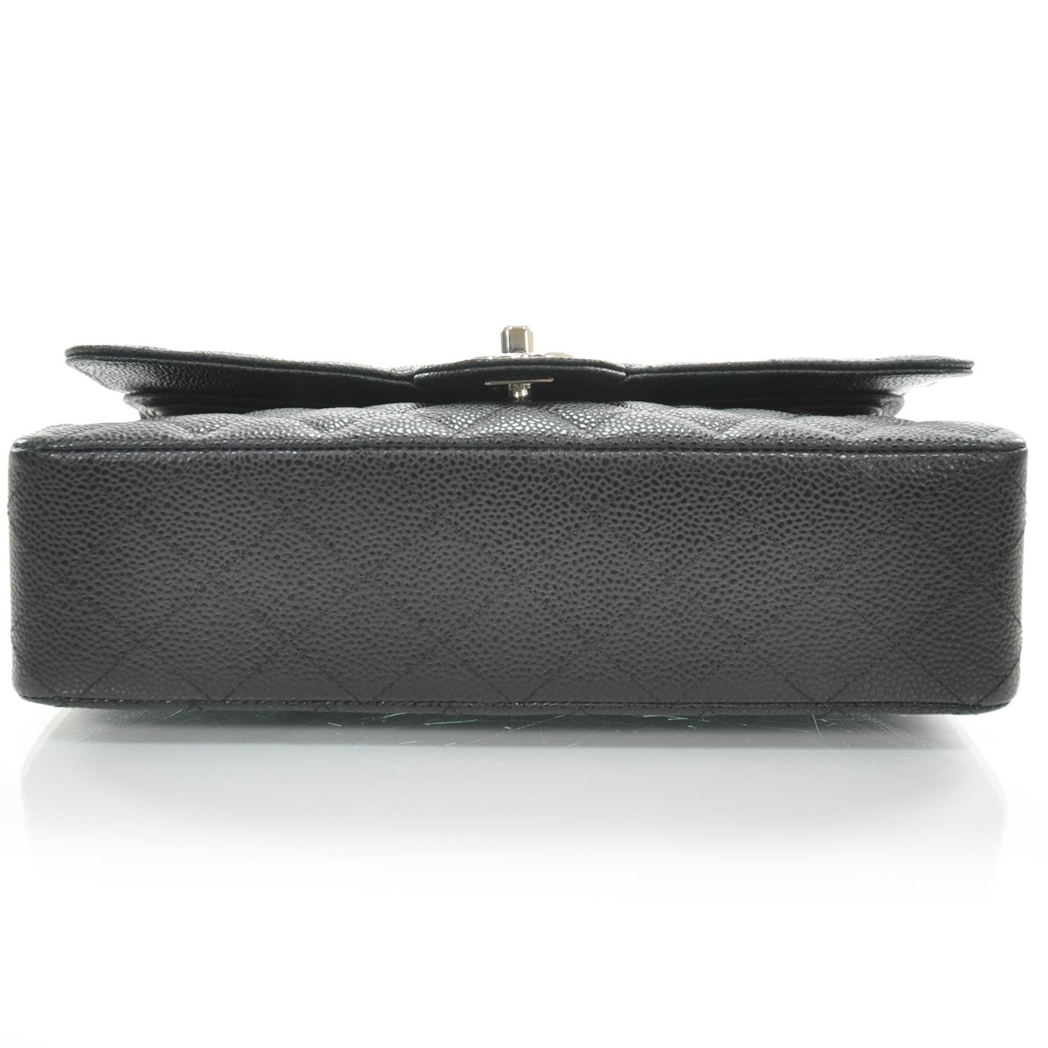 Chanel Caviar Quilted Medium Double Flap Black 4 of 10