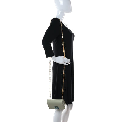 Burberry Calfskin TB Chain Belt Bag Pale Sage 2 of 11