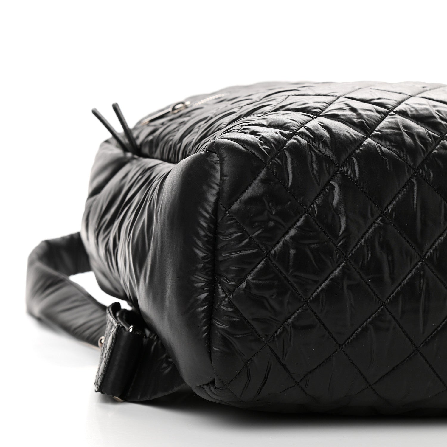Chanel Nylon Quilted XL Coco Cocoon Backpack Black 7 of 8