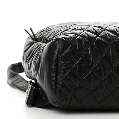 Chanel Nylon Quilted XL Coco Cocoon Backpack Black 7 of 8