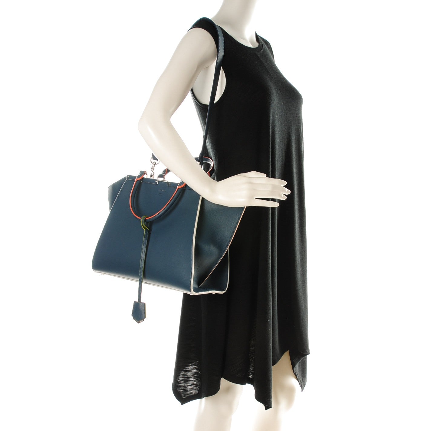 Vitello Dolce Century Petite 3Jours Tote Pavone