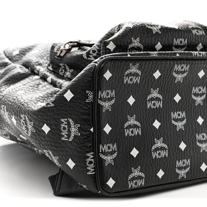 MCM Visetos Medium Stark Backpack Black 9 of 14