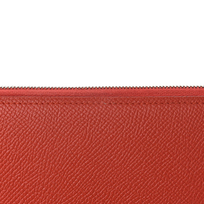 Hermes Epsom Silk'in Wallet Capucine 7 of 10