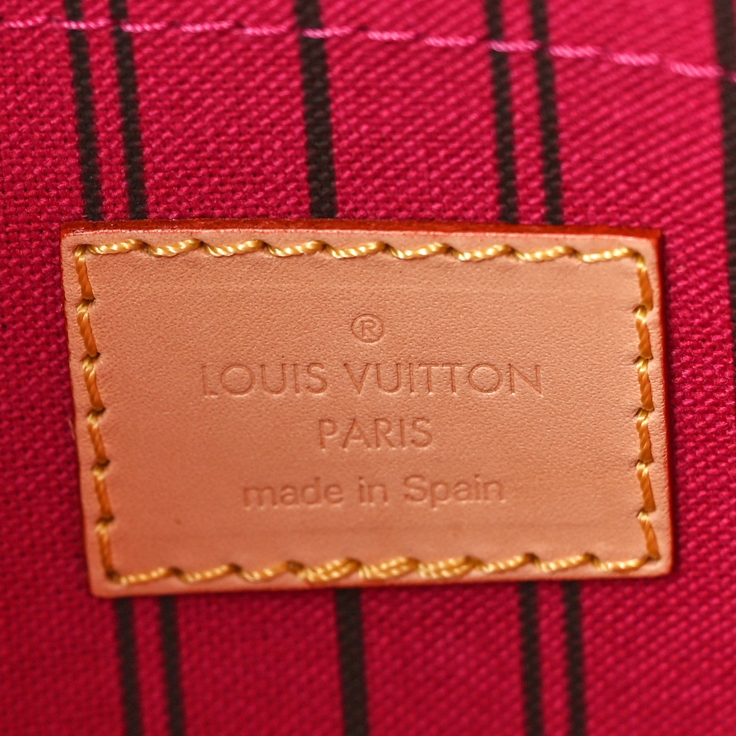 Louis Vuitton Monogram Neverfull MM GM Pochette Pivoine 6 of 7