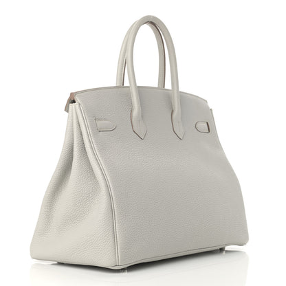 Hermes Togo Birkin 35 Gris Perle 3 of 13