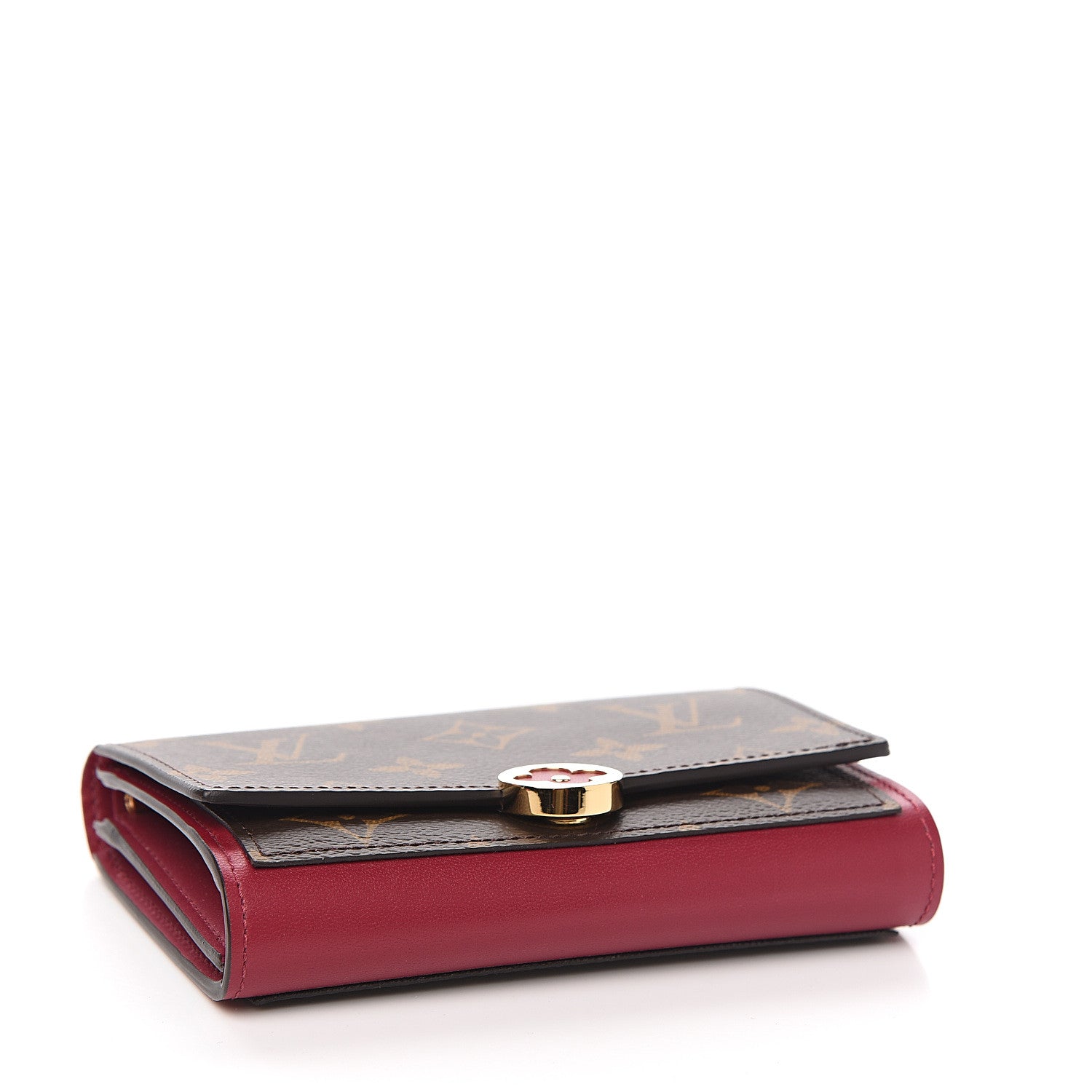 Louis Vuitton Monogram Flore Compact Wallet Fuchsia 3 of 5