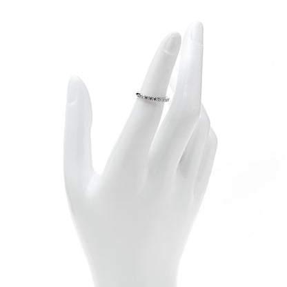 Tiffany Platinum Diamond .27ct 2.2mm Half Circle Embrace Band Ring 47 4 2 of 6