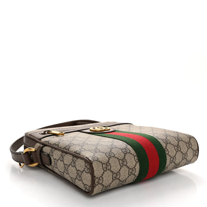 Gucci GG Supreme Monogram Web Small Ophidia Messenger Bag Brown 4 of 10